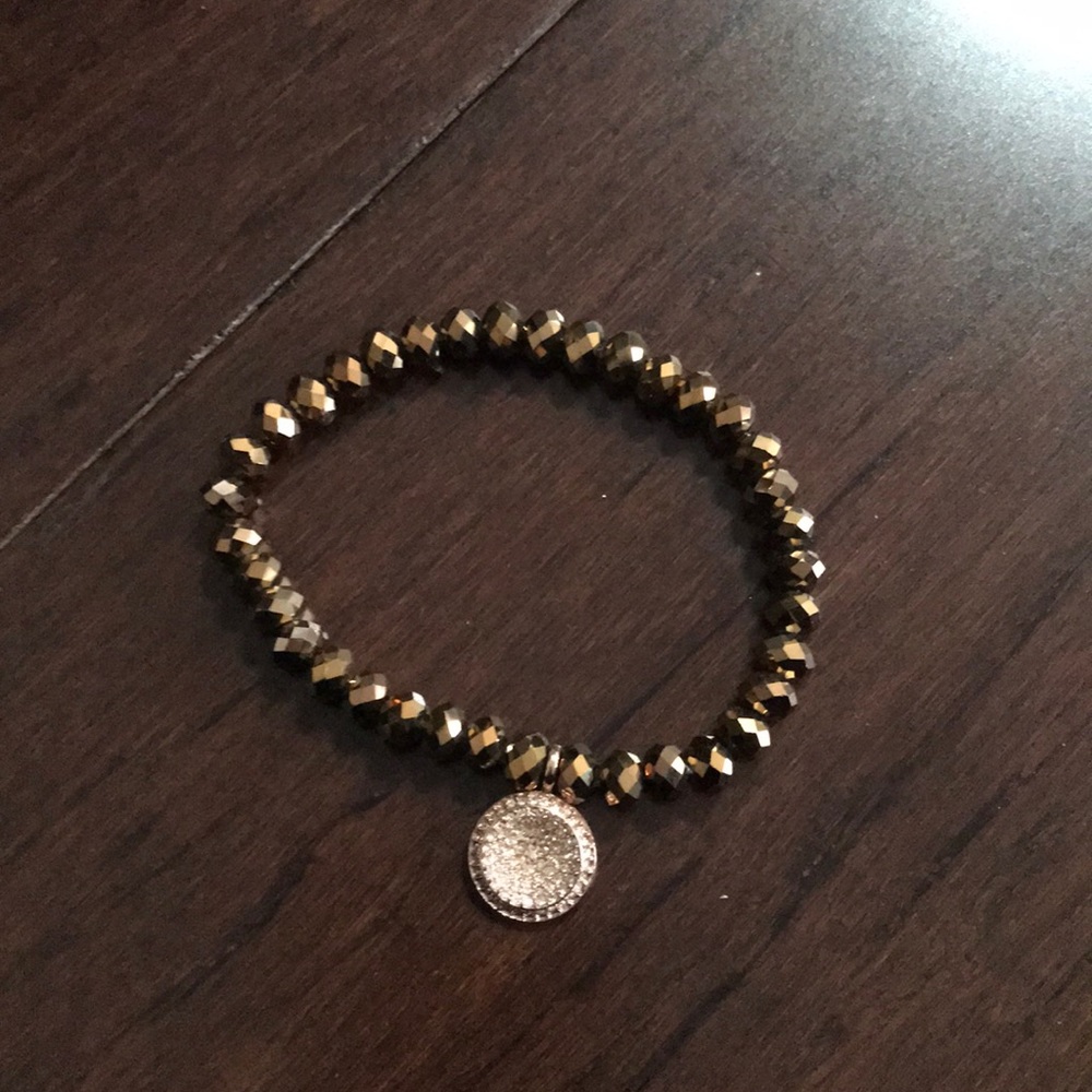Authentic Michael Kors brown & rose gold bracelet